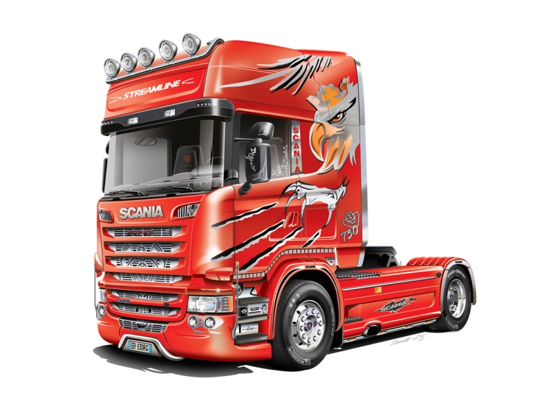 SCANIA R730 V8 STREAMLINE ''SILVER GRIFFIN''