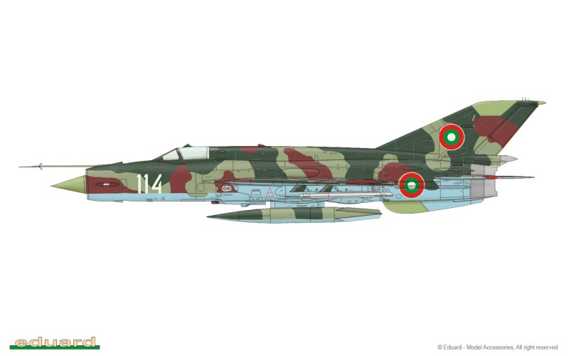 Mig-21 BIS (Dual combo/2 maketi v kompletu)