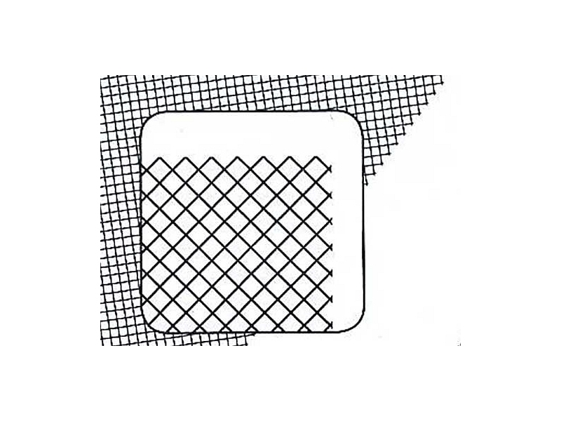 PVC diagonalna mreža Plošča (0,32 mm)