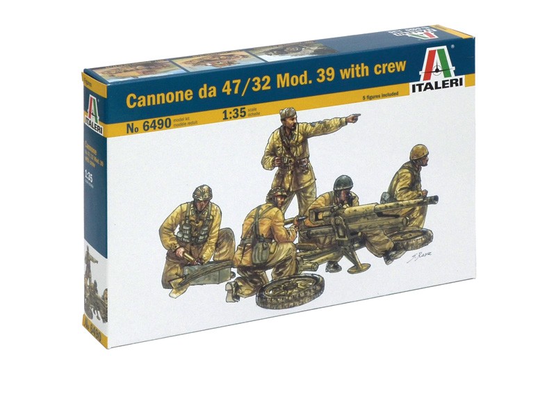 Cannone sa 47/32 Mod. 39 with crew