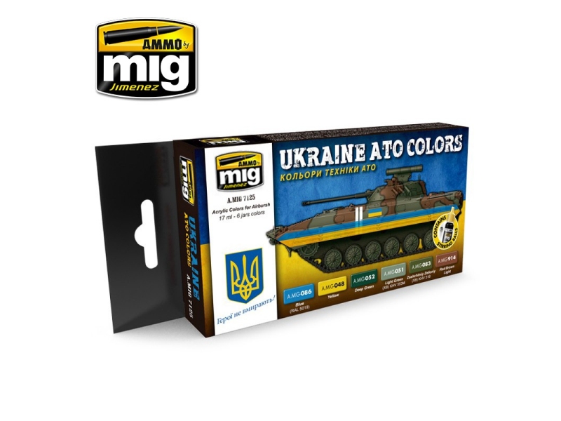 Barvni set: Ukraine ATO colours