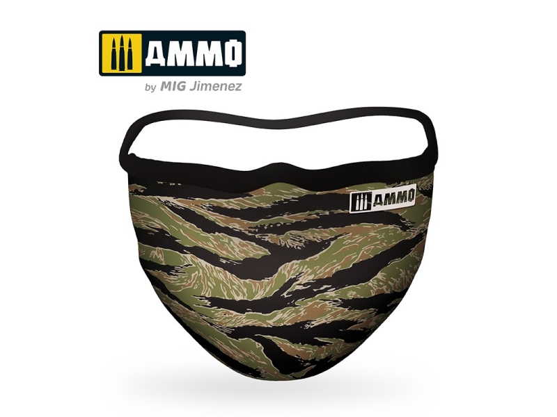 Tiger Camo Ammo Face Mask