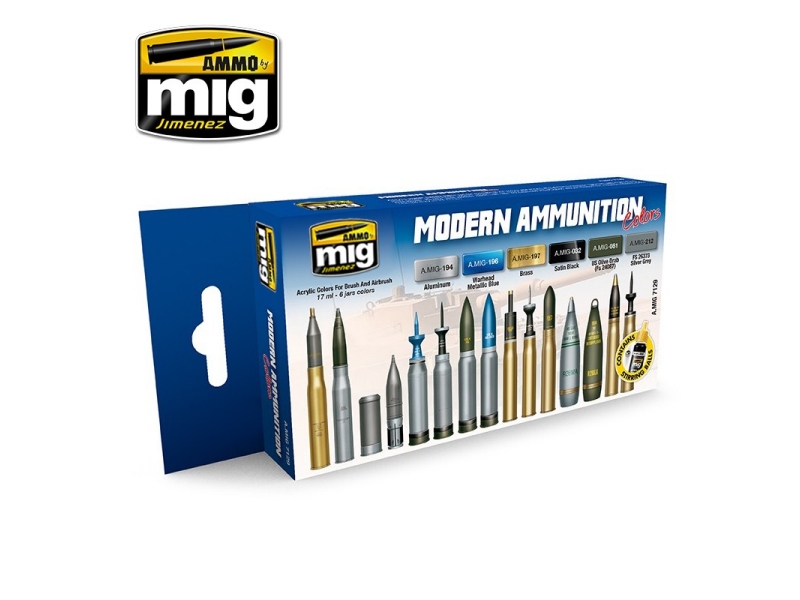 Barvni set Modern ammunition colours