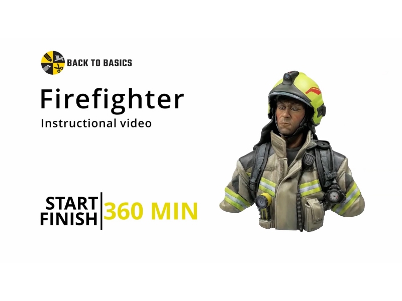 European Firefighter (Scale resin bust)