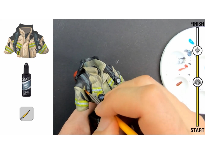 European Firefighter (Scale resin bust)