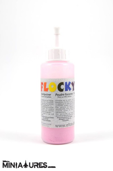Žametni prah Flocky - rožnat