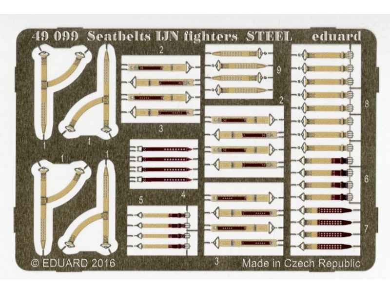 Varnostni pasovi za letala IJN fighters  1/48