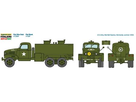 2,5 ton 6x6 Water Tank Truck D-DAY