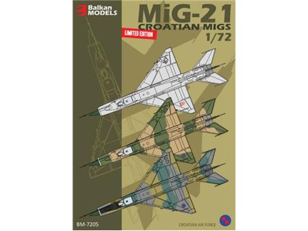 MiG-21 hrvaški MiGi 1:72