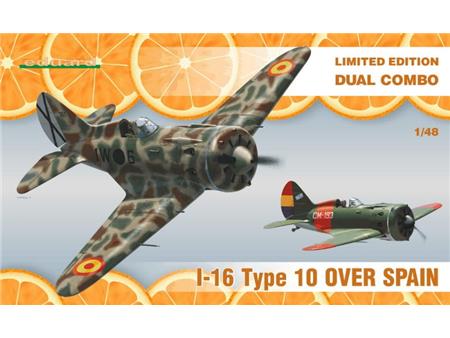 I-16 Type 10 Over Spain (Dual Combo/2 maketi v kompletu) Limited edition