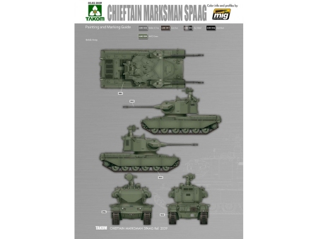 British Air-defense Weapon System Chieftain Marksman SPAAG