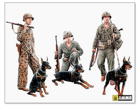 Psi na služenju in Ameriški vojaki