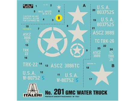 2,5 ton 6x6 Water Tank Truck D-DAY