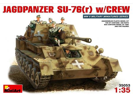 Jagdpanzer SU-76(r) w/CREW