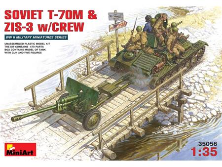Soviet T-70M & ZIS-3 w/CREW