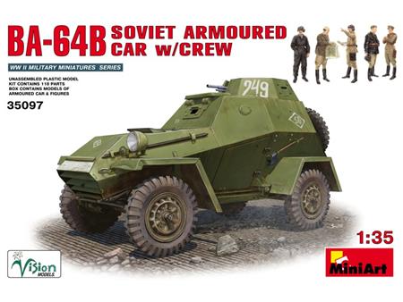 BA-64B Soviet armoured car w/CREW