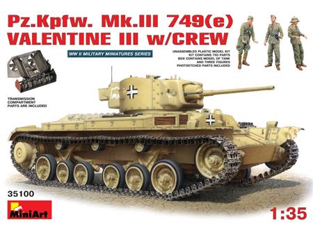 Pz.Kpfw.Mk.III 749(e) Valentine III w/CREW