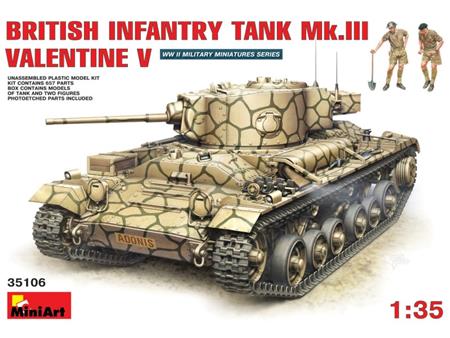 British infantry tank Mk.III Valentine V