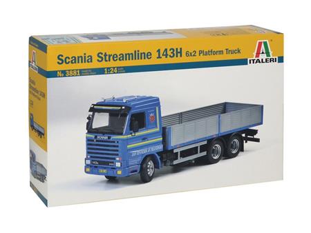 Scania Streamline 143H 6x2 platform truck