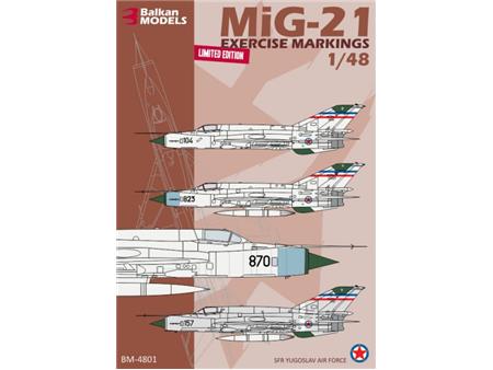 MiG-21 Vadbene oznake 1:48