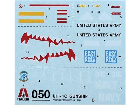UH-1C Gunship 1:72
