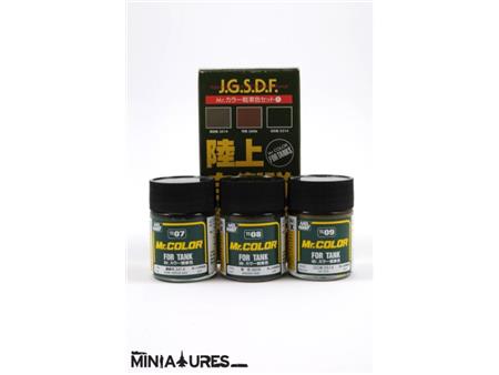 Set J.G.S.D.F. barv