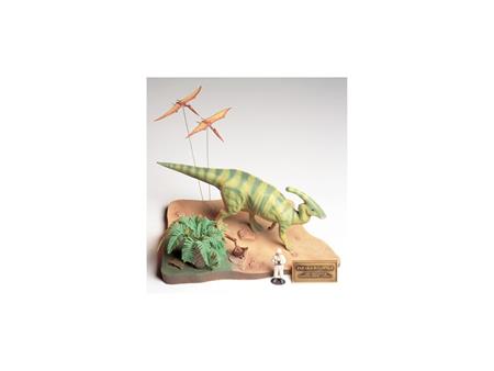 Parasaurolophus diorama
