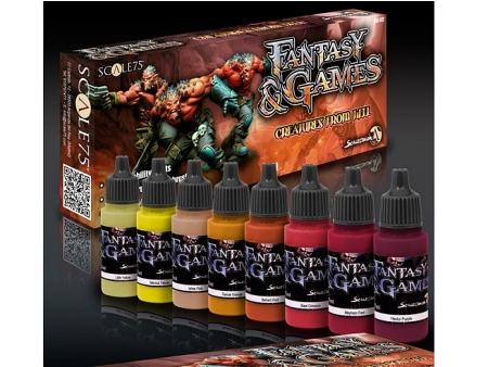 CREATURES FROM HELL PAINT SET