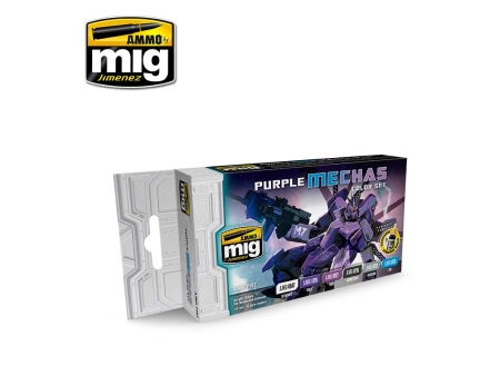 Purple Mechas color set