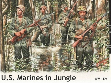 US Marines in Jungle (WW II)
