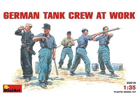 German Tank crew at work