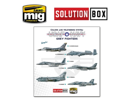 USAF / NAVY GREY FIGHTERS SOLUTION BOX