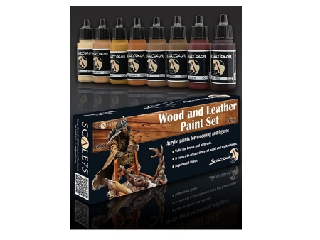 WOOD AND LEATHER PAINT SET