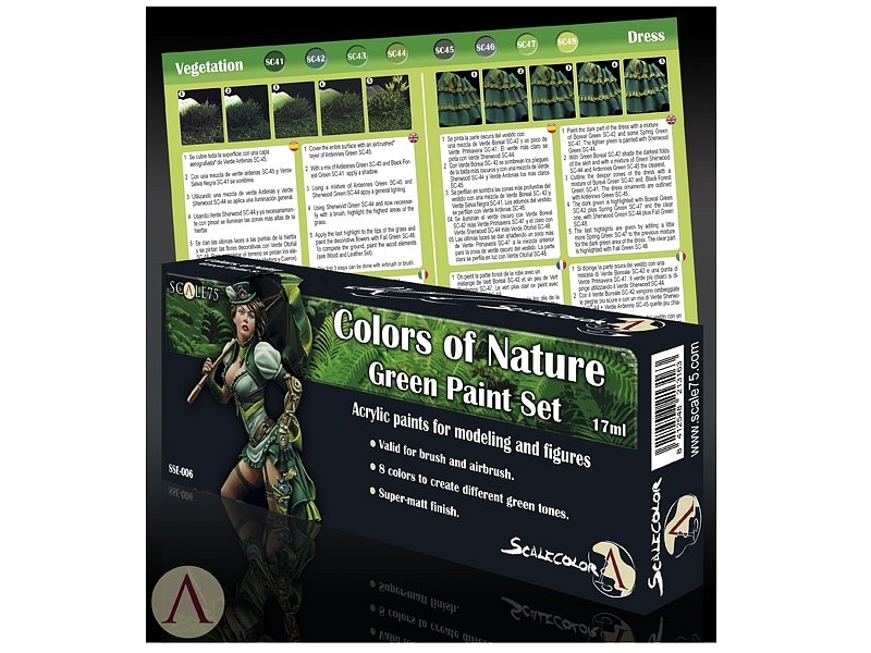 COLORS OF NATURE PAINT SET