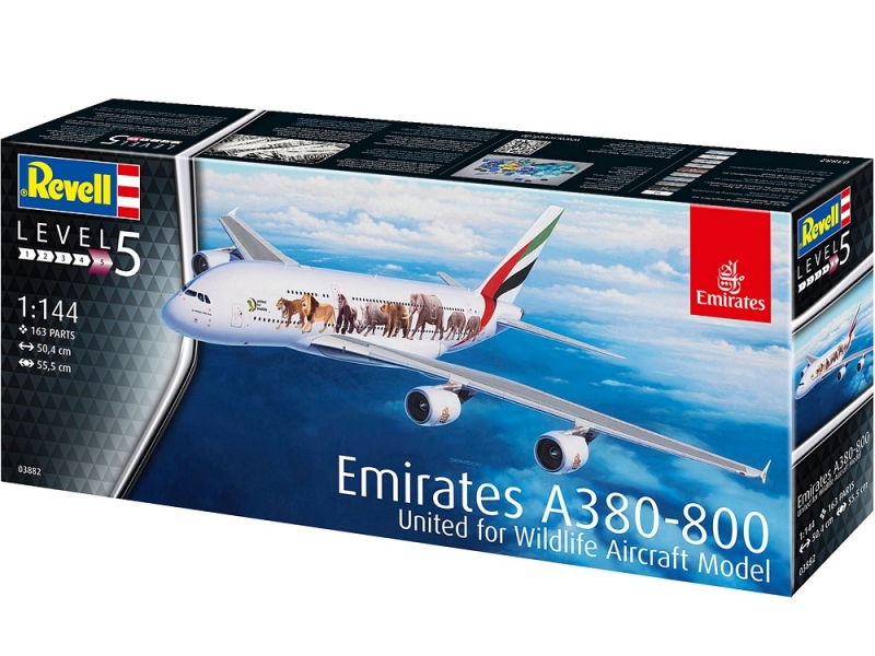 Emirates A380-800 (United for Wildlife Aircraft Model)