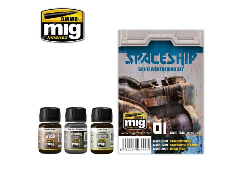 Spaceship SCI-FI weathering set