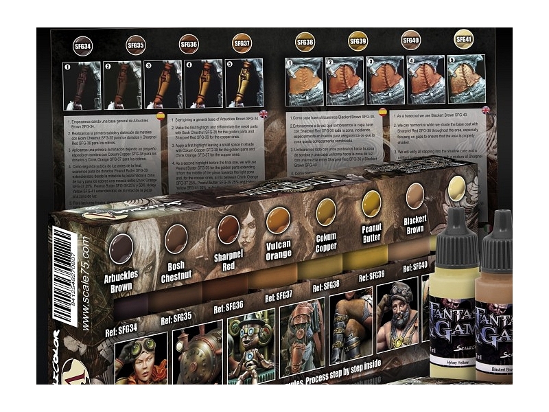 STEAM AND PUNK PAINT SET