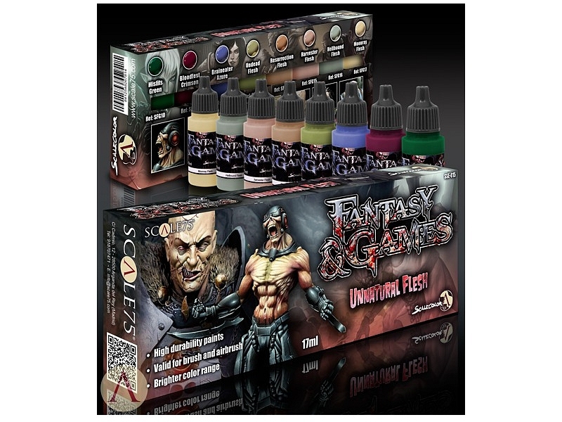 UNNATURAL FLESH PAINT SET